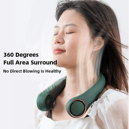 Folding Hanging Neckband Fan